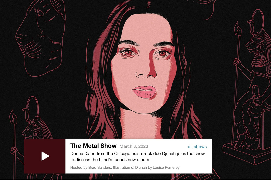 Djunah frontwoman Donna Diane appears on Bandcamp's The Metal Show